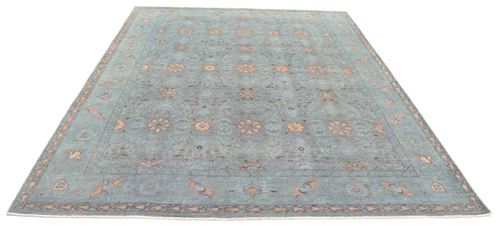 Hand Knotted Onyx Wool Rug 7' 11" x 10' 1" - No. AT15337