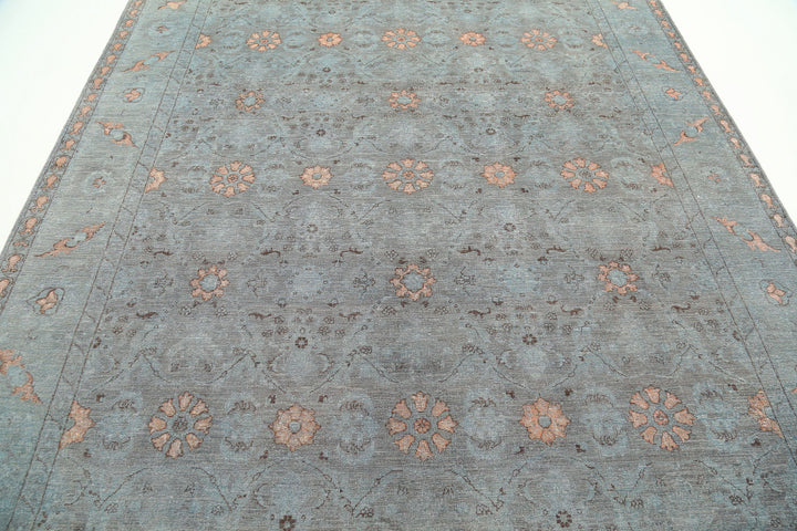 Hand Knotted Onyx Wool Rug 7' 11" x 10' 1" - No. AT15337