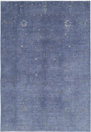 Hand Knotted Onyx Wool Rug 8' 9" x 12' 7" - No. AT58866