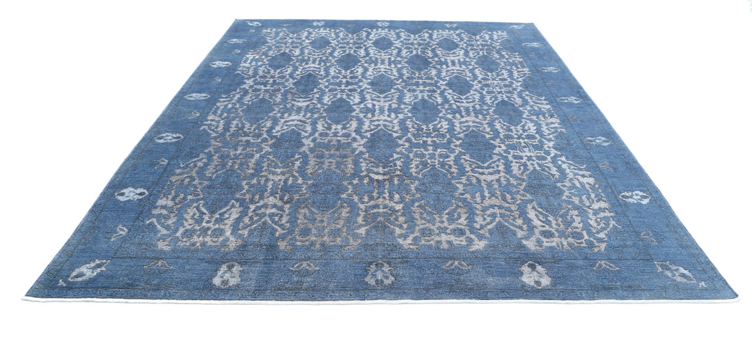 Hand Knotted Onyx Wool Rug 8' 10" x 11' 4" - No. AT24123