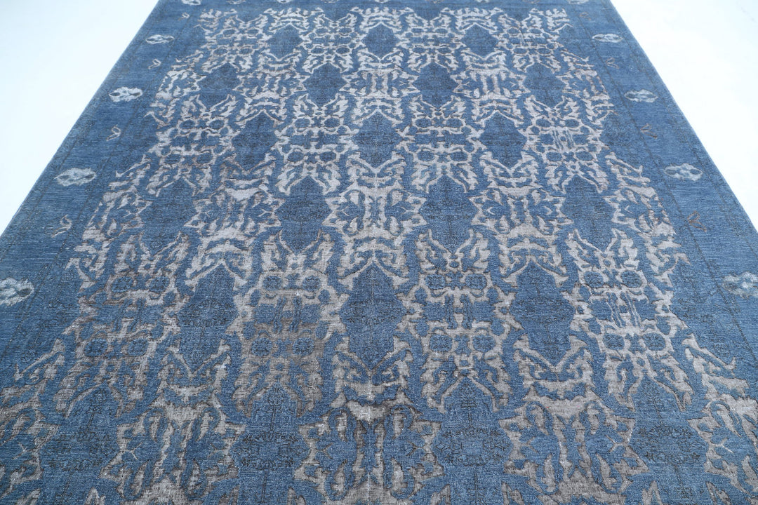 Hand Knotted Onyx Wool Rug 8' 10" x 11' 4" - No. AT24123