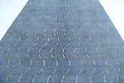 Hand Knotted Onyx Wool Rug 8' 7" x 11' 9" - No. AT54899