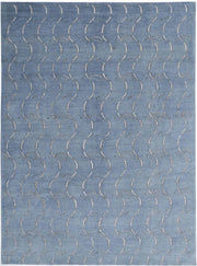 Hand Knotted Onyx Wool Rug 8' 7" x 11' 9" - No. AT54899