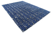 Hand Knotted Onyx Wool Rug 8' 6" x 11' 8" - No. AT72082