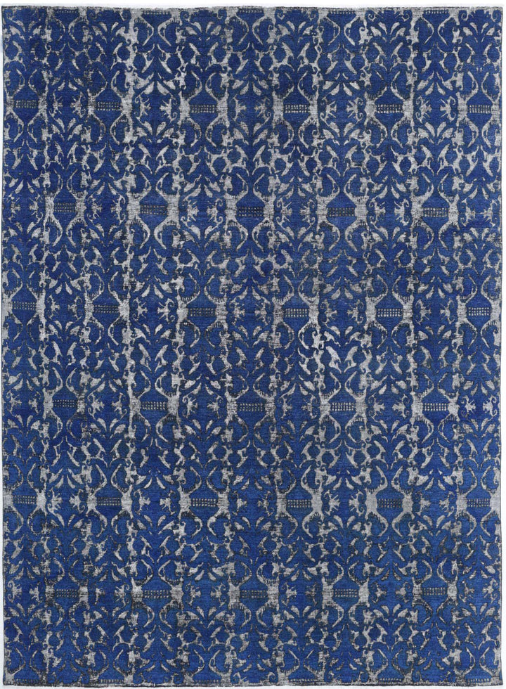 Hand Knotted Onyx Wool Rug 8' 6" x 11' 8" - No. AT72082