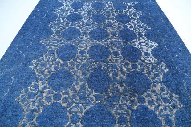 Hand Knotted Onyx Wool Rug 8' 7" x 11' 3" - No. AT96853