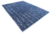 Hand Knotted Onyx Wool Rug 8' 7" x 11' 6" - No. AT30840