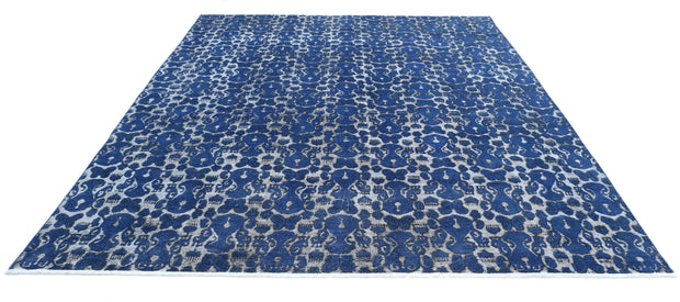 Hand Knotted Onyx Wool Rug 8' 7" x 11' 6" - No. AT30840