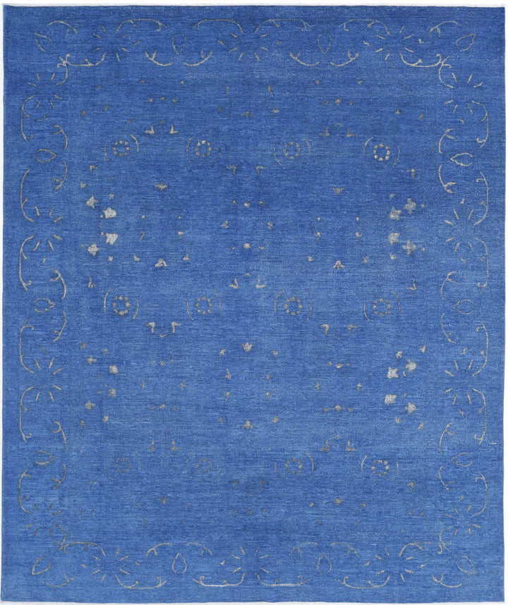 Hand Knotted Onyx Wool Rug 8' 0" x 9' 7" - No. AT80721
