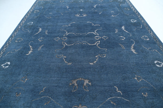 Hand Knotted Onyx Wool Rug 9' 8" x 13' 8" - No. AT13936