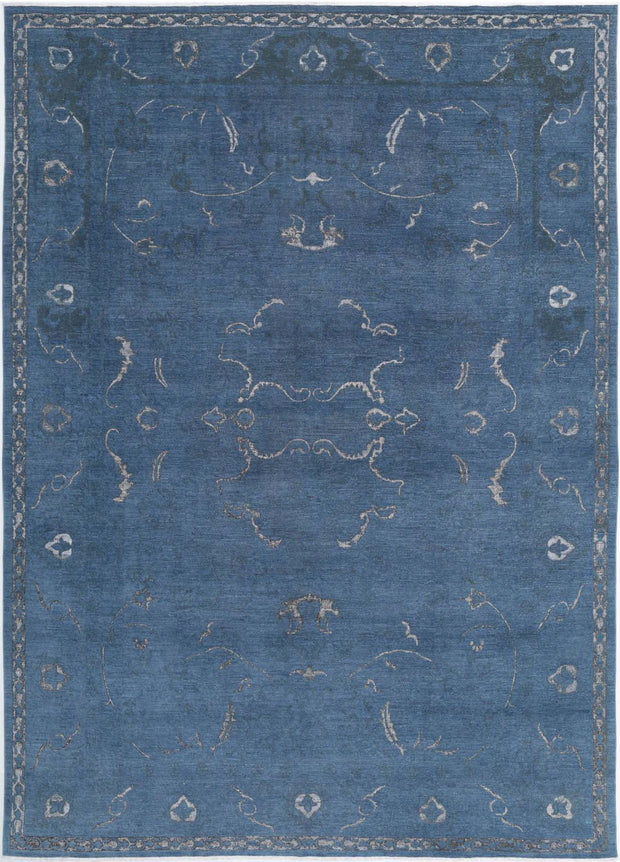 Hand Knotted Onyx Wool Rug 9' 8" x 13' 8" - No. AT13936