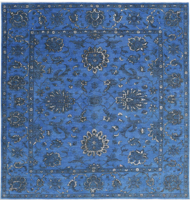 Hand Knotted Onyx Wool Rug 11' 4" x 11' 6" - No. AT35279