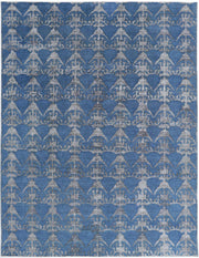 Hand Knotted Onyx Wool Rug 8' 10" x 11' 9" - No. AT26697