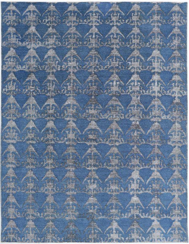 Hand Knotted Onyx Wool Rug 8' 10" x 11' 9" - No. AT26697