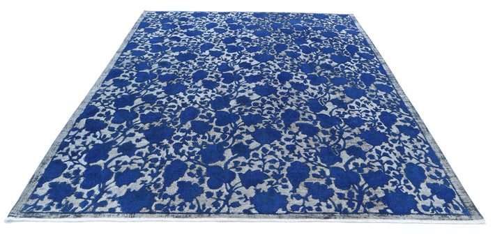 Hand Knotted Onyx Wool Rug 7' 11" x 9' 8" - No. AT62974