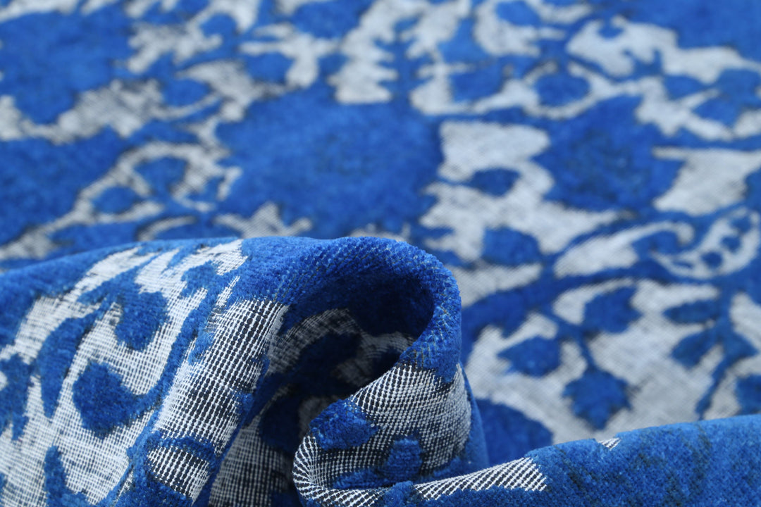 Hand Knotted Onyx Wool Rug 7' 11" x 9' 8" - No. AT62974