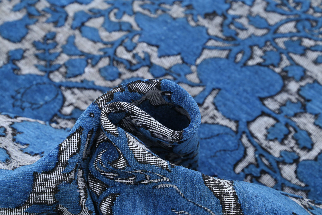 Hand Knotted Onyx Wool Rug 8' 1" x 10' 2" - No. AT41536