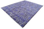 Hand Knotted Onyx Wool Rug 8' 9" x 11' 7" - No. AT90754