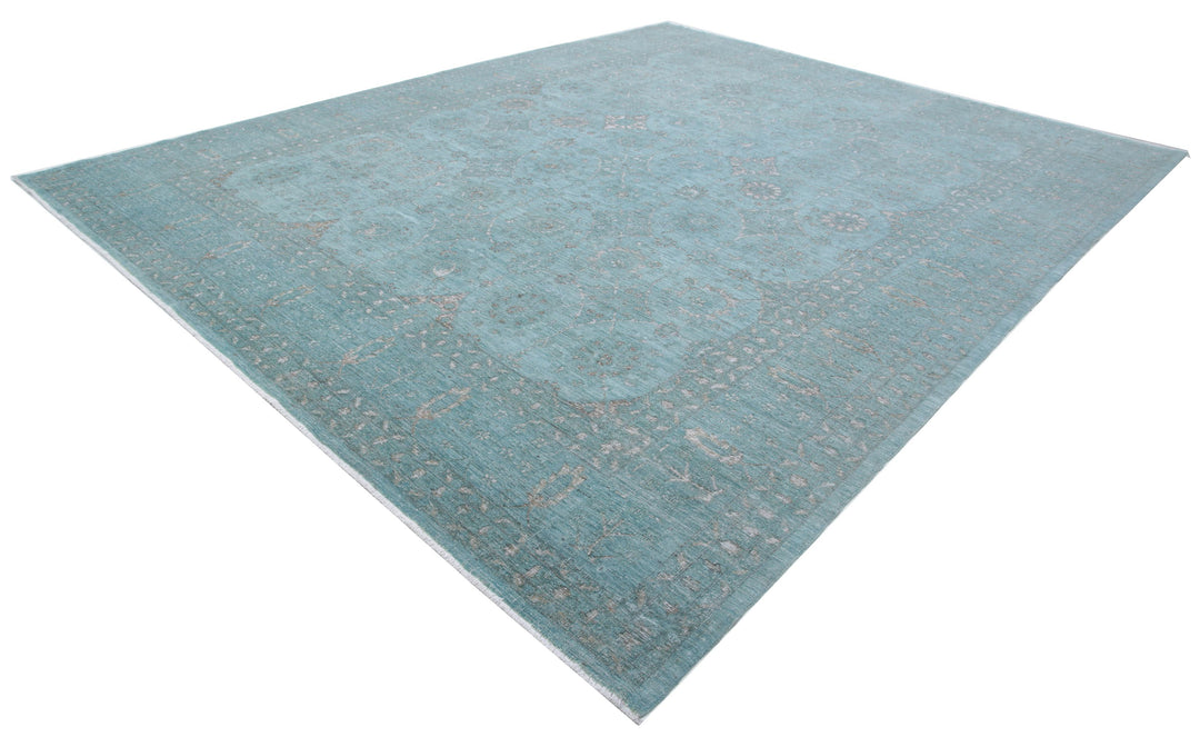 Hand Knotted Onyx Wool Rug 12' 0" x 14' 9" - No. AT76358