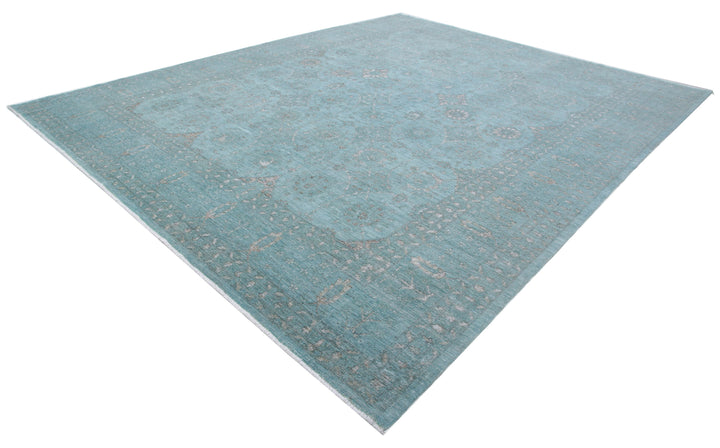 Hand Knotted Onyx Wool Rug 12' 0" x 14' 9" - No. AT76358