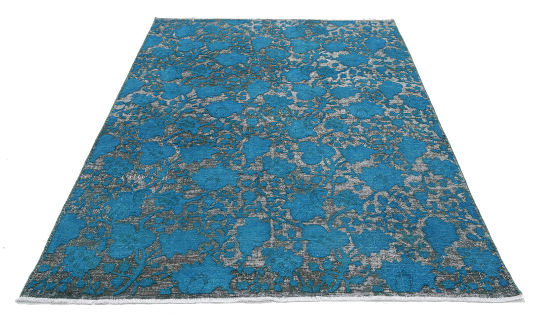 Hand Knotted Onyx Wool Rug 5' 0" x 7' 4" - No. AT38039