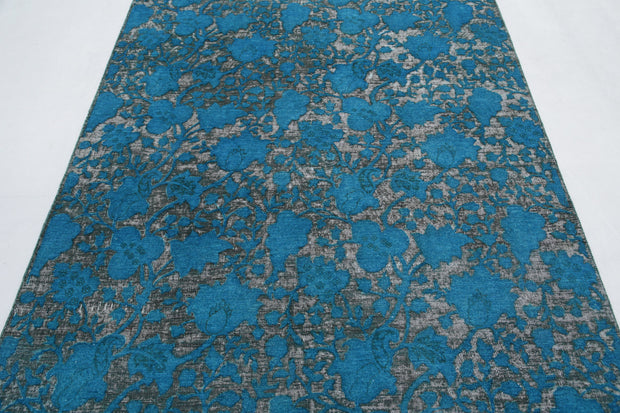 Hand Knotted Onyx Wool Rug 5' 0" x 7' 4" - No. AT38039