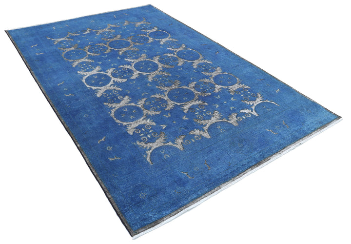 Hand Knotted Onyx Wool Rug 5' 10" x 7' 8" - No. AT26198