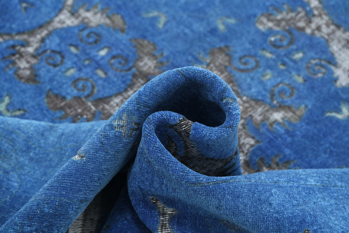 Hand Knotted Onyx Wool Rug 5' 10" x 7' 8" - No. AT26198