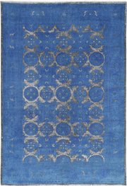 Hand Knotted Onyx Wool Rug 5' 10" x 7' 8" - No. AT26198