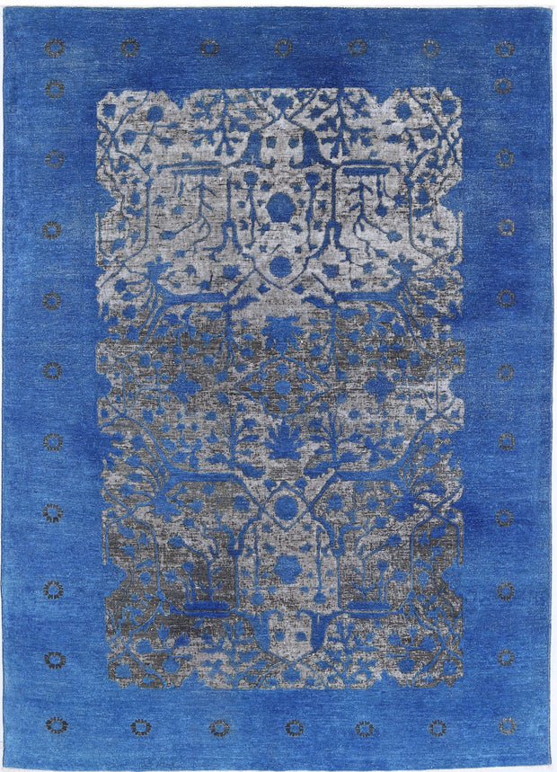 Hand Knotted Onyx Wool Rug 5' 11" x 8' 4" - No. AT68752
