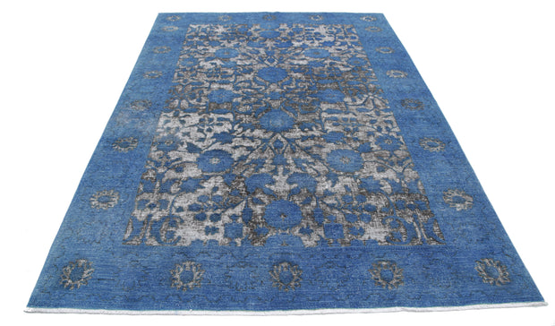 Hand Knotted Onyx Wool Rug 6' 2" x 8' 6" - No. AT11757