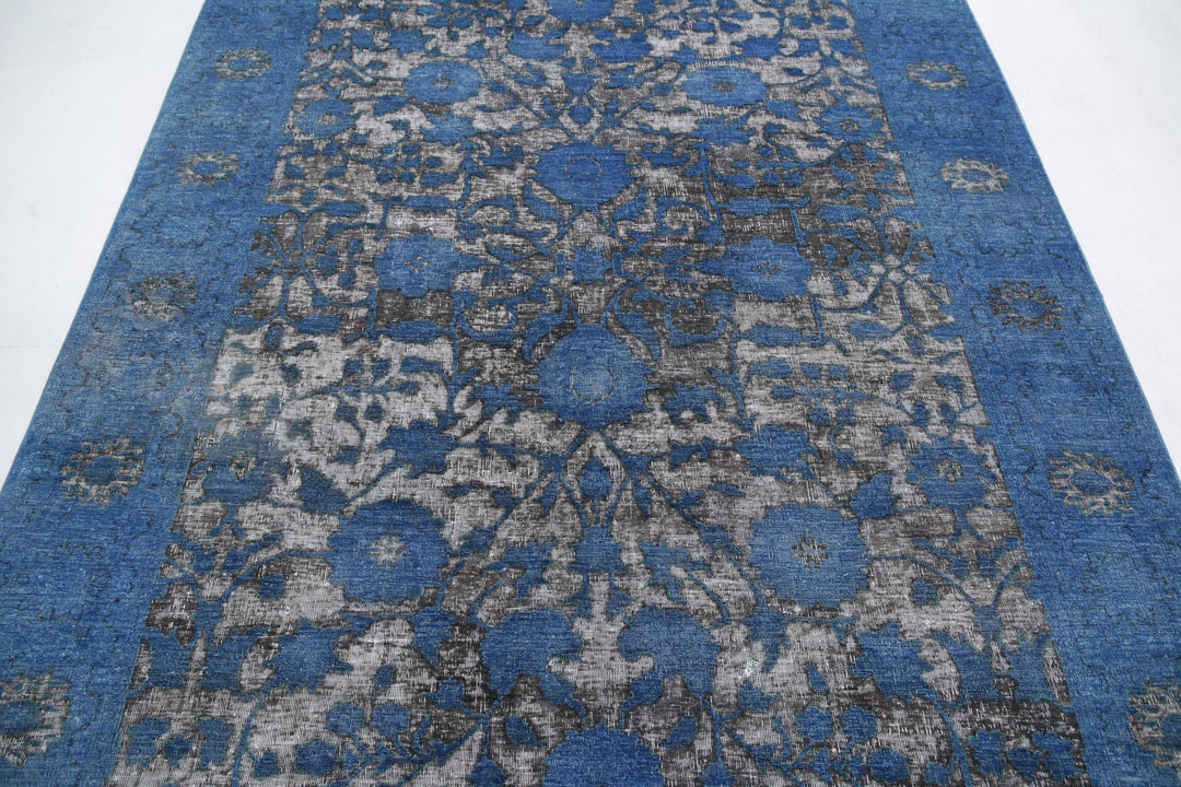 Hand Knotted Onyx Wool Rug 6' 2" x 8' 6" - No. AT11757