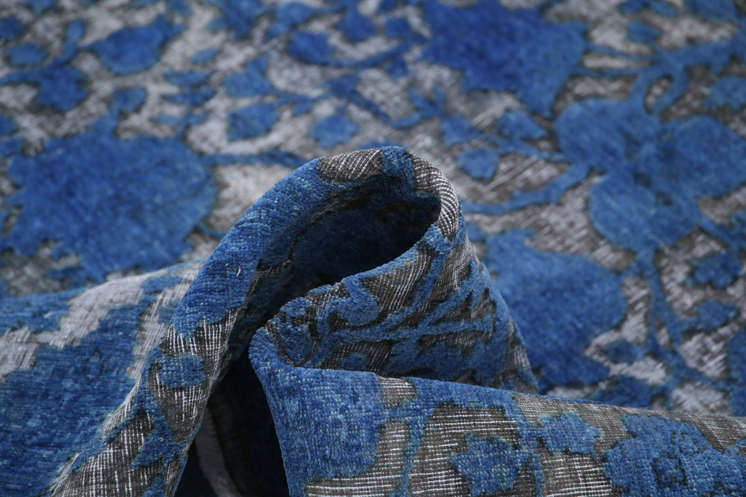 Hand Knotted Onyx Wool Rug 6' 5" x 6' 4" - No. AT49679