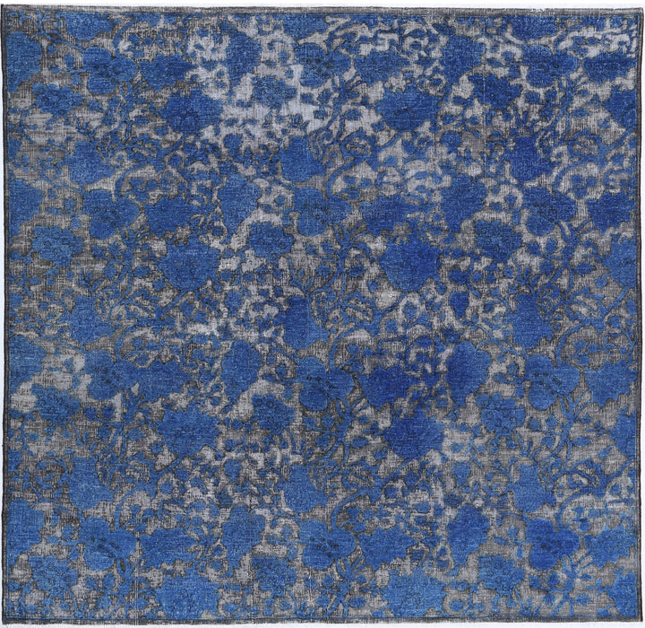 Hand Knotted Onyx Wool Rug 6' 5" x 6' 4" - No. AT49679