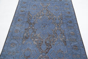 Hand Knotted Onyx Wool Rug 4' 1" x 6' 1" - No. AT49972