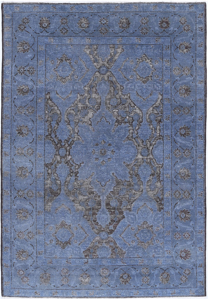 Hand Knotted Onyx Wool Rug 4' 1" x 6' 1" - No. AT49972