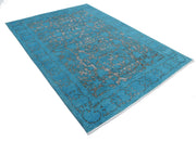 Hand Knotted Onyx Wool Rug 5' 10" x 8' 3" - No. AT96565
