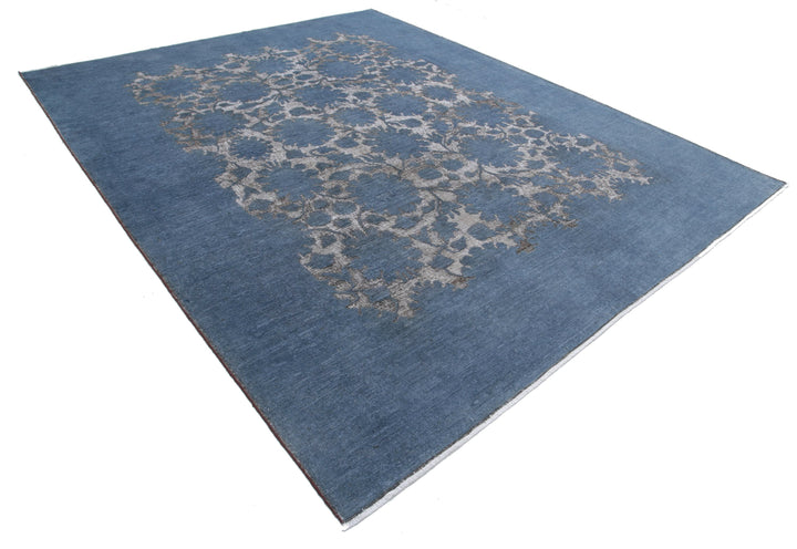 Hand Knotted Onyx Wool Rug 9' 2" x 11' 7" - No. AT30676