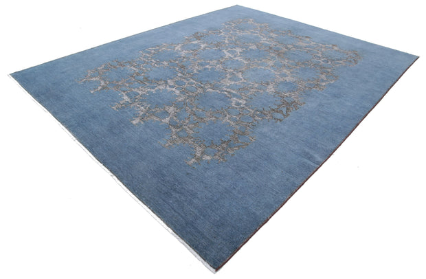 Hand Knotted Onyx Wool Rug 9' 2" x 11' 7" - No. AT30676