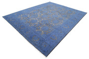 Hand Knotted Onyx Wool Rug 8' 8" x 11' 3" - No. AT46362