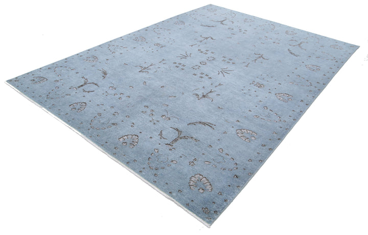 Hand Knotted Onyx Wool Rug 6' 11" x 9' 9" - No. AT77465