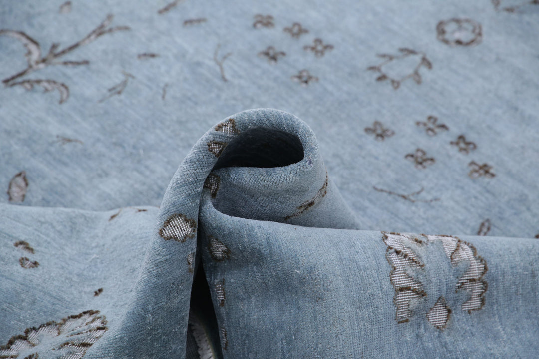 Hand Knotted Onyx Wool Rug 6' 11" x 9' 9" - No. AT77465