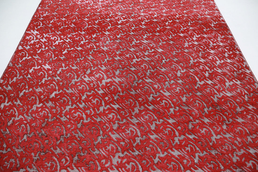 Hand Knotted Onyx Wool Rug 7' 9" x 9' 10" - No. AT90937