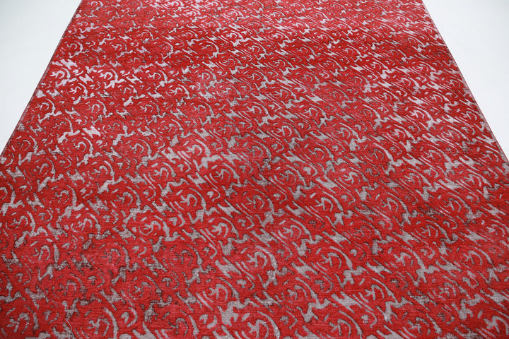 Hand Knotted Onyx Wool Rug 7' 9" x 9' 10" - No. AT90937