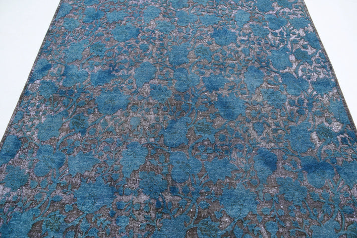 Hand Knotted Onyx Wool Rug 6' 0" x 8' 0" - No. AT13819