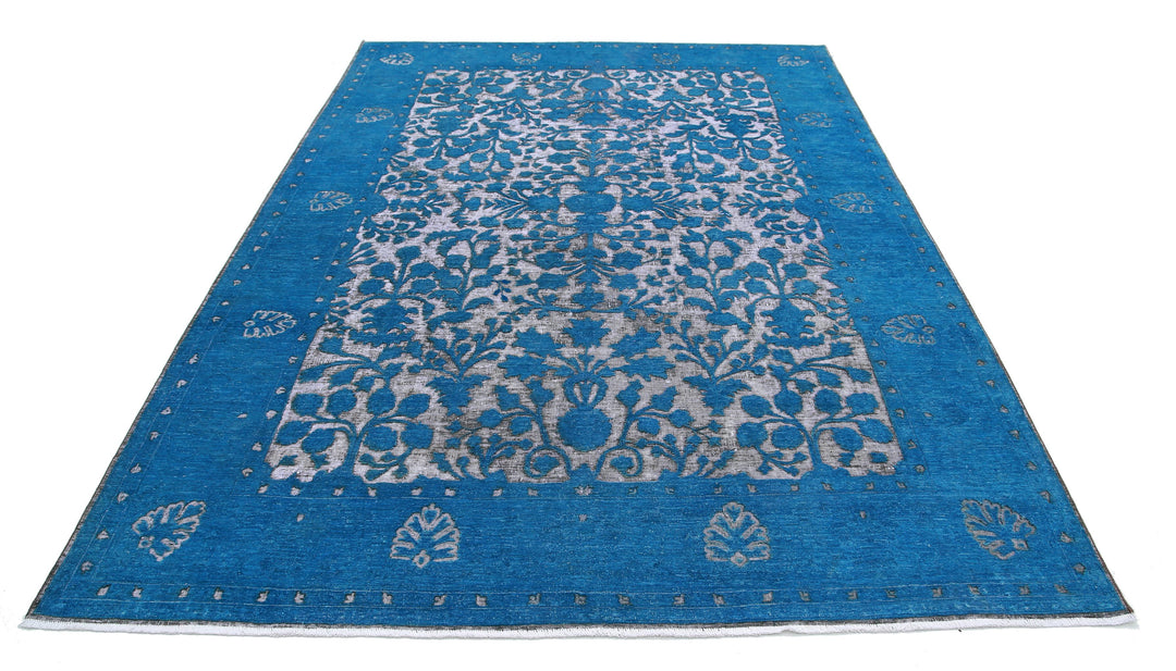 Hand Knotted Onyx Wool Rug 6' 10" x 9' 6" - No. AT55894