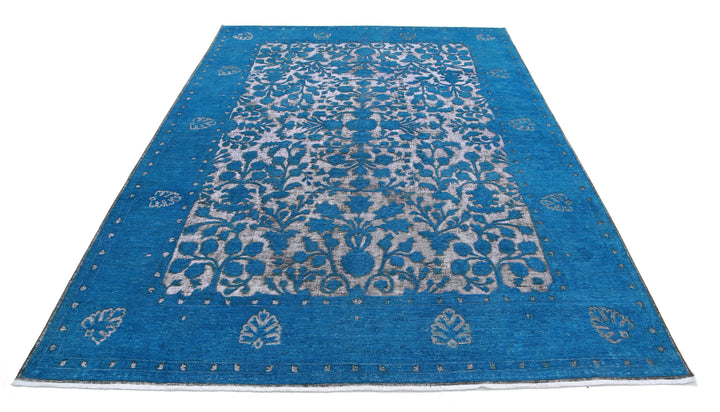 Hand Knotted Onyx Wool Rug 6' 10" x 9' 6" - No. AT55894