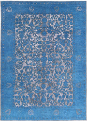 Hand Knotted Onyx Wool Rug 6' 10" x 9' 6" - No. AT55894