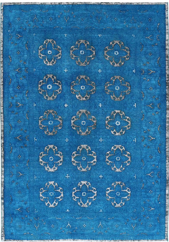 Hand Knotted Onyx Wool Rug 6' 2" x 8' 8" - No. AT98677