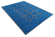 Hand Knotted Onyx Wool Rug 6' 5" x 8' 1" - No. AT47741